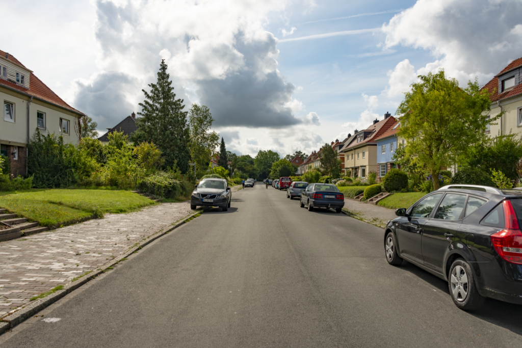 Verkehrswandel Oldenburg Wohnstraße vorher