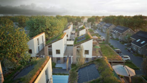Effizienzhaus-Plus Wohnnquartier Wardenburg