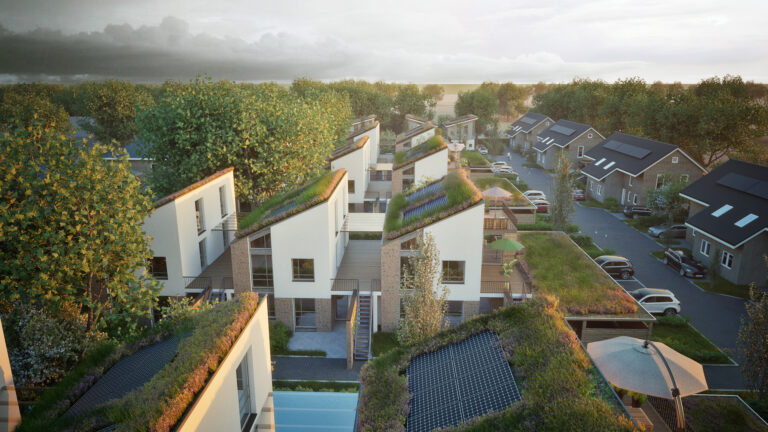 Effizienzhaus-Plus Wohnnquartier Wardenburg